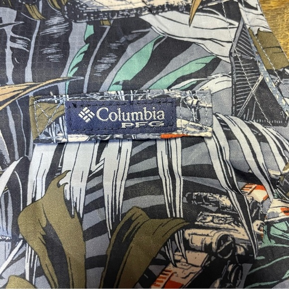 Columbia PFG Star Wars Womens Small Sleeveless Tank Top Snap Button Rare Collab - Picture 3 of 16